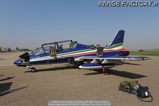 2009-04-15 San Damiano - 50 Stormo 184 PAN - Frecce Tricolori